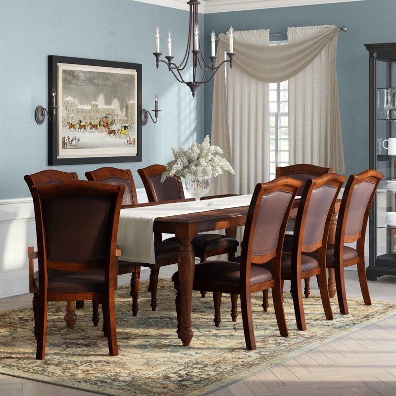 Favorite 9 Piece Oval Dining Sets For Alcott Hill® Rosemond 9 Piece Extendable Dining Set & Reviews (View 12 of 15)