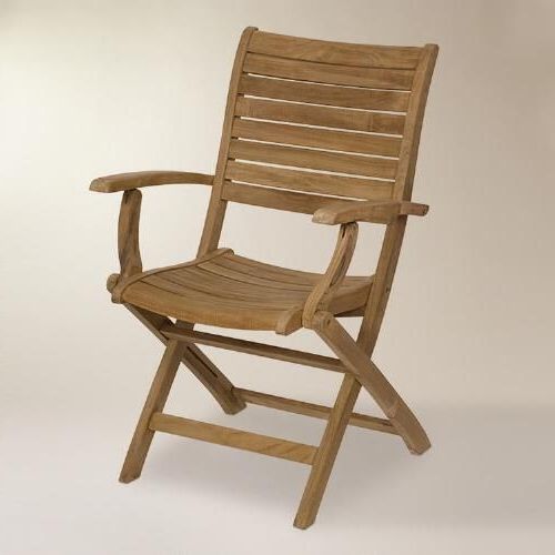 Folding Armchair, Outdoor (View 14 of 15)