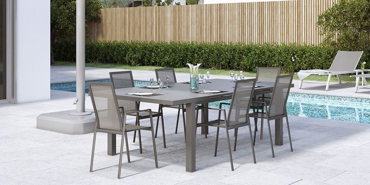 Gray Wicker Extendable Patio Dining Sets Inside Most Recently Released Vitale Outdoor Extendable Dining Table Gray In  (View 7 of 15)