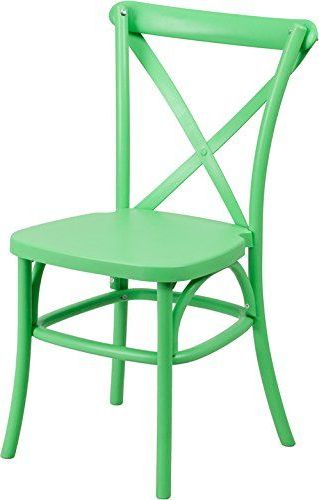 Green Steel Indoor Outdoor Armchair Sets For Well Known Heracles Green Resin Indoor Outdoor Cross Back Chair With Steel Inner (View 12 of 15)
