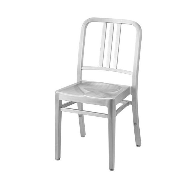 Latest Brushed Aluminum Stackable Navy Chair (View 9 of 15)