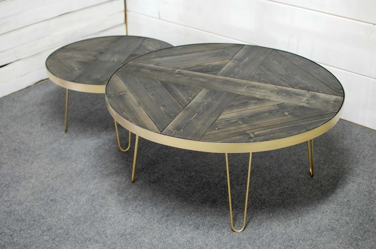 Mid Century Nesting Coffee Tables • Southern Sunshine Regarding Latest Gray Wood Outdoor Nesting Coffee Tables (View 11 of 15)