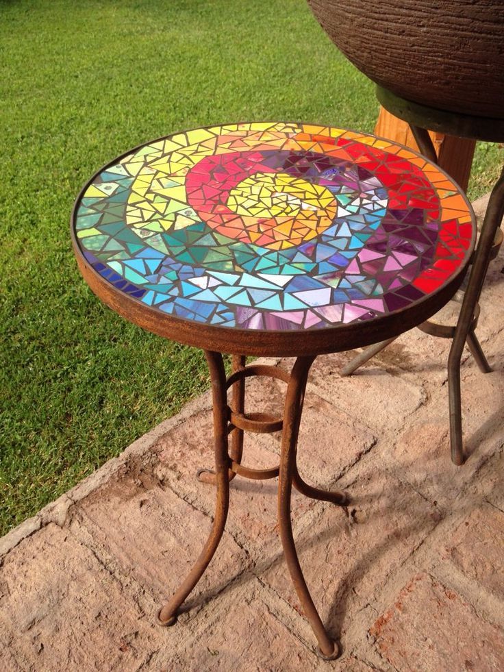 Mosaic Outdoor Table, Mosaic Table, Mosaic Table Top (View 14 of 15)