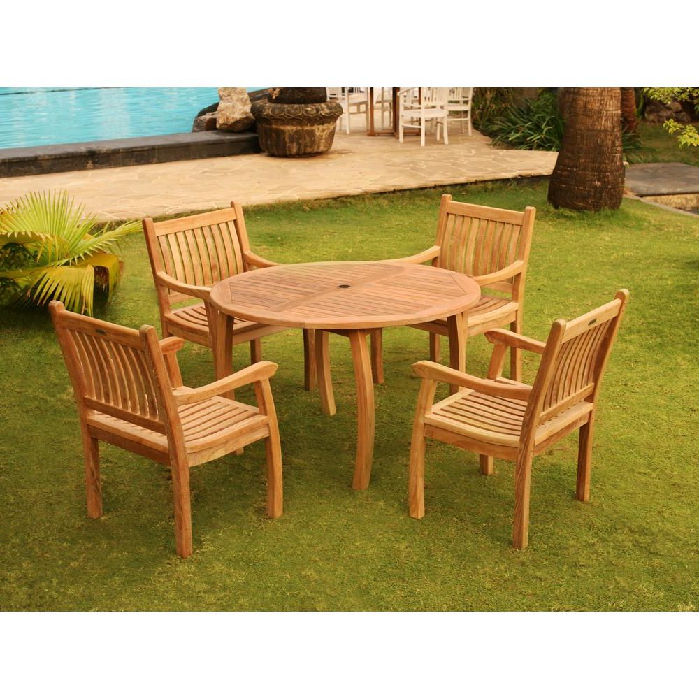 Most Current Home Depot Teak Outdoor Dining Set – Noble House Teak Brown 9 Piece With 9 Piece Teak Wood Outdoor Dining Sets (View 11 of 15)