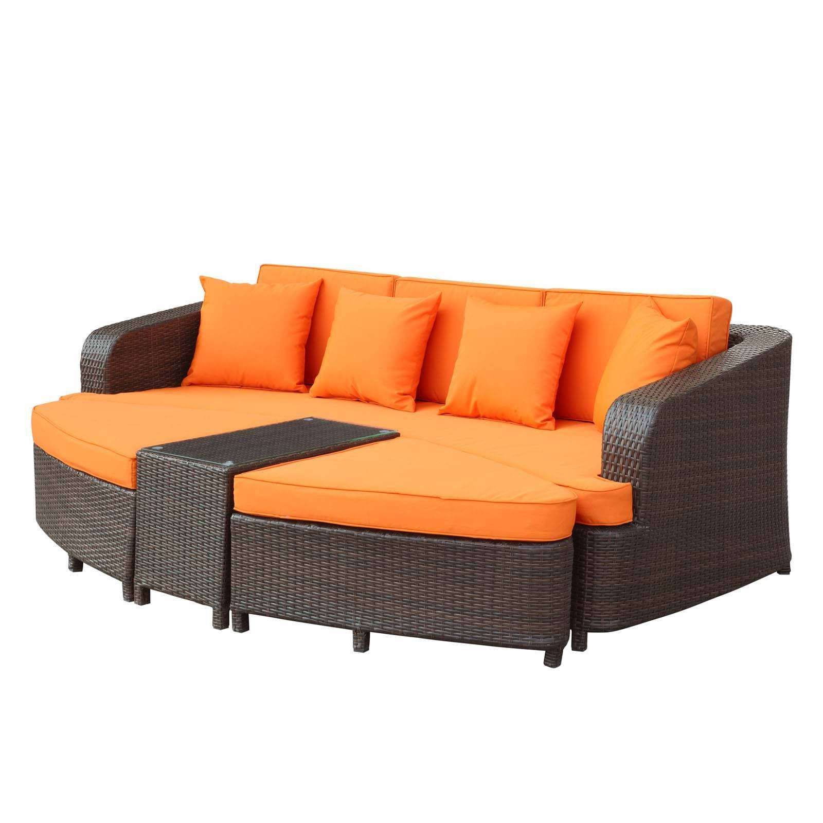 Most Current Modterior :: Outdoor :: Sectional Sets :: Monterey 4 Piece Outdoor Intended For 4 Piece Outdoor Sectional Patio Sets (View 8 of 15)