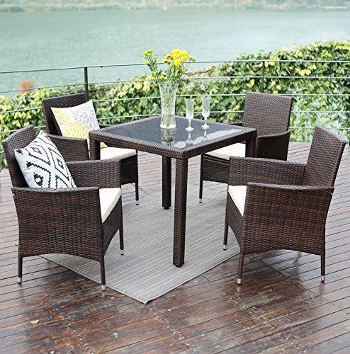 Most Popular Green Outdoor Seating Patio Sets For Great Deal Furniture Shiny Outdoor 3 Piece Multibrown Wicker Round (View 4 of 15)