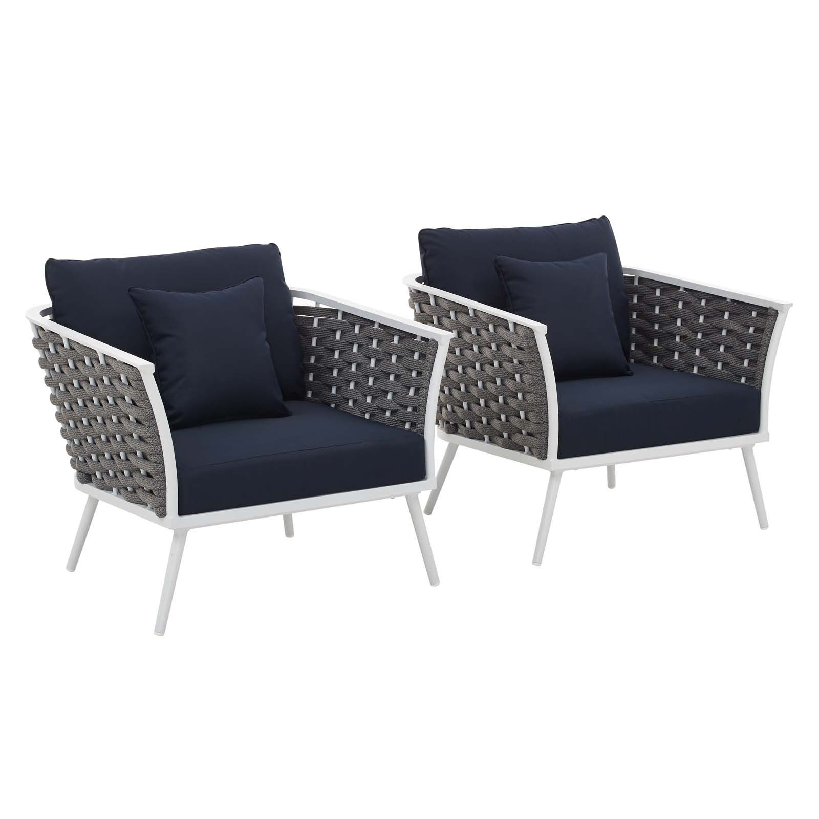 Most Recent Fabric Outdoor Patio Sets For Modern Contemporary Urban Design Outdoor Patio Balcony Garden Furniture (View 2 of 15)
