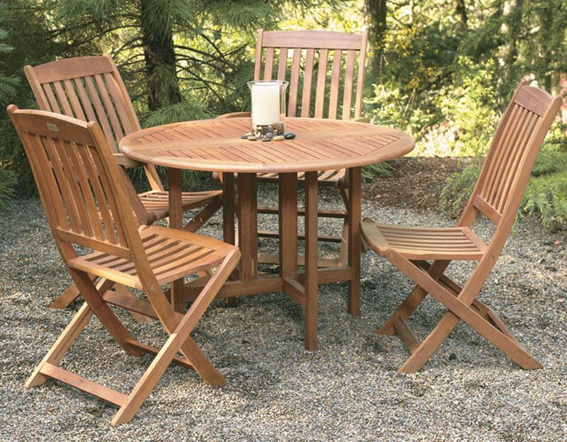 Most Recently Released Round Teak And Eucalyptus Patio Dining Sets For Eucalyptus Patio Furniture: The Affordable And Sustainable Choice (View 4 of 15)
