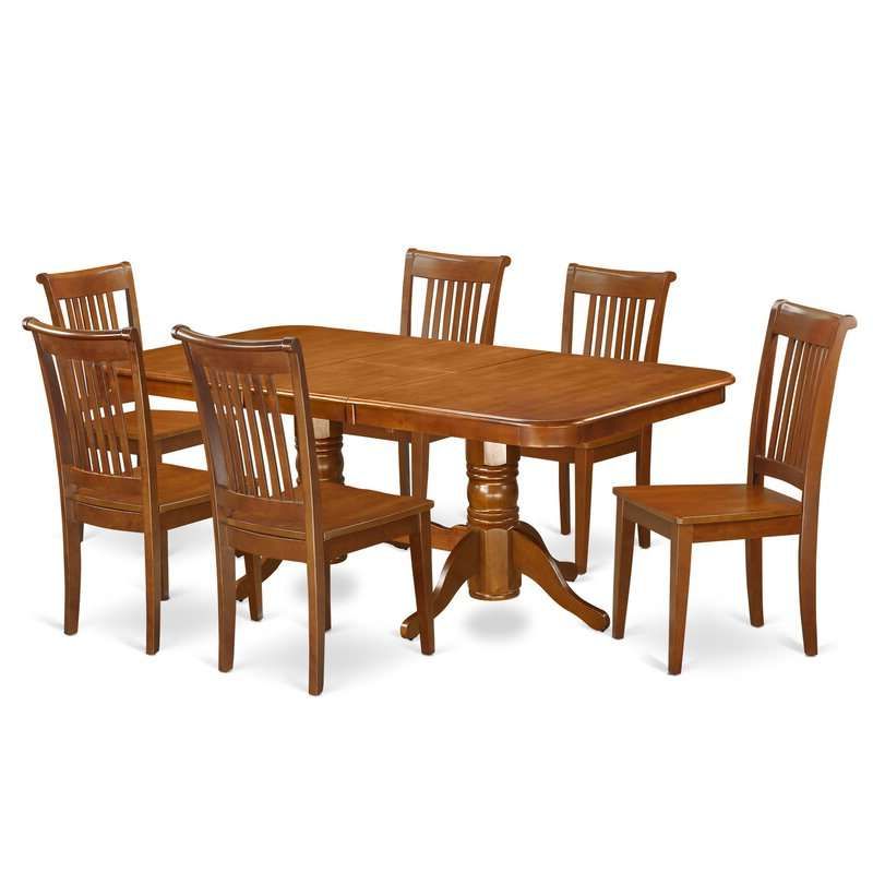Most Up To Date 7 Piece Extendable Dining Sets Pertaining To Review ﻿pillsbury 7 Piece Extendable Dining Set 7 Piece Kitchen (View 9 of 15)