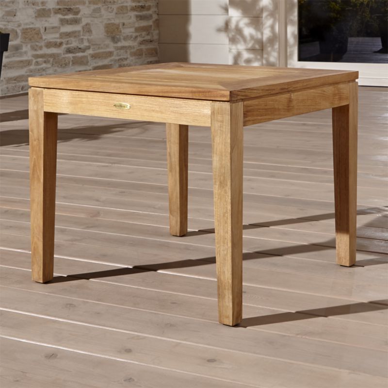 Natural Wood Outdoor Side Tables With Regard To Most Popular Shop Regatta Natural Stacking Side Table (View 11 of 15)