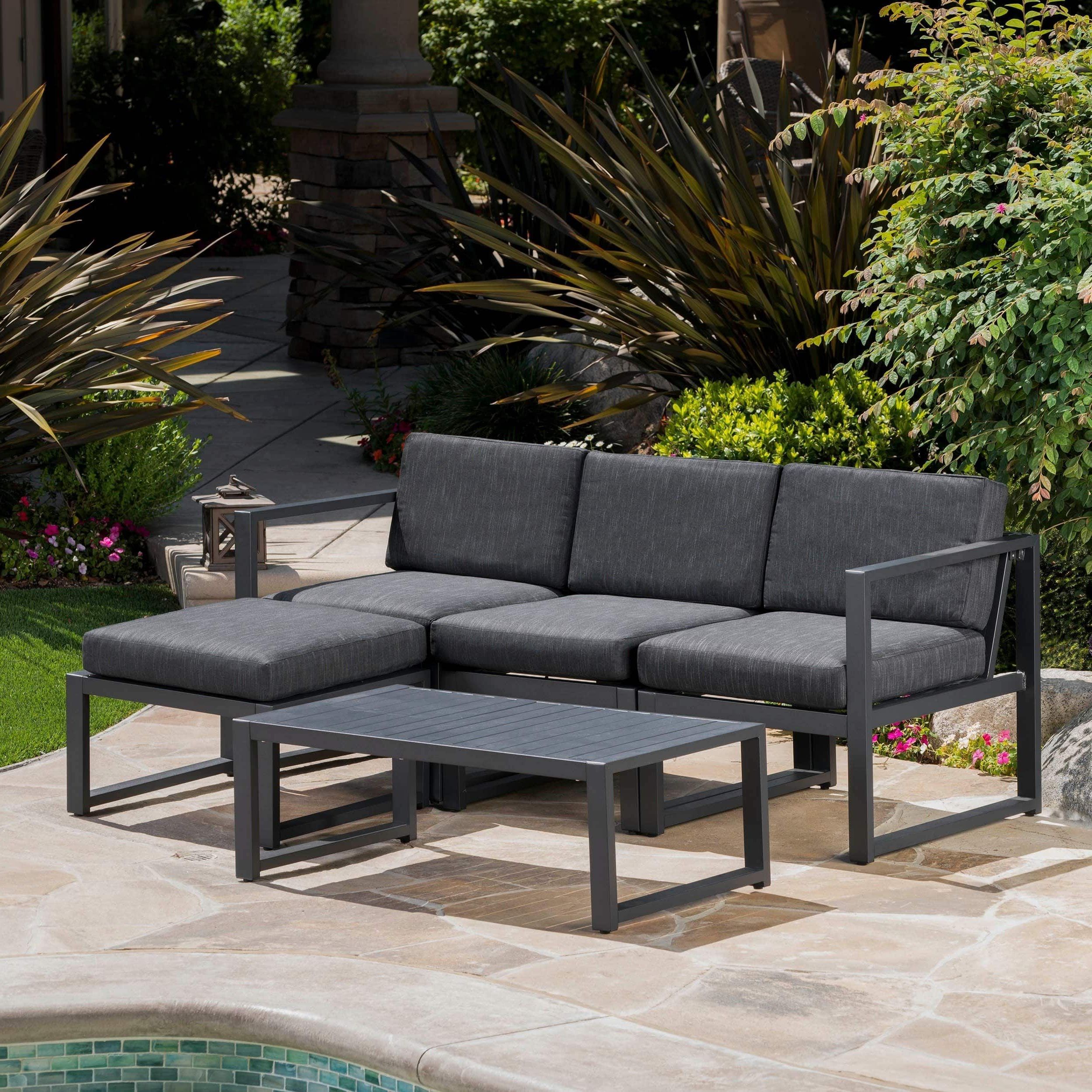 Newest Black Outdoor Modern Chairs Sets In Overstock: Online Shopping – Bedding, Furniture, Electronics (View 12 of 15)