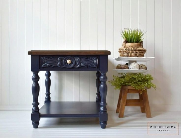 Nightstand Makeover, Diy Fireplace Mantel With Regard To Preferred Sunburst Mosaic Outdoor Accent Tables (View 7 of 15)