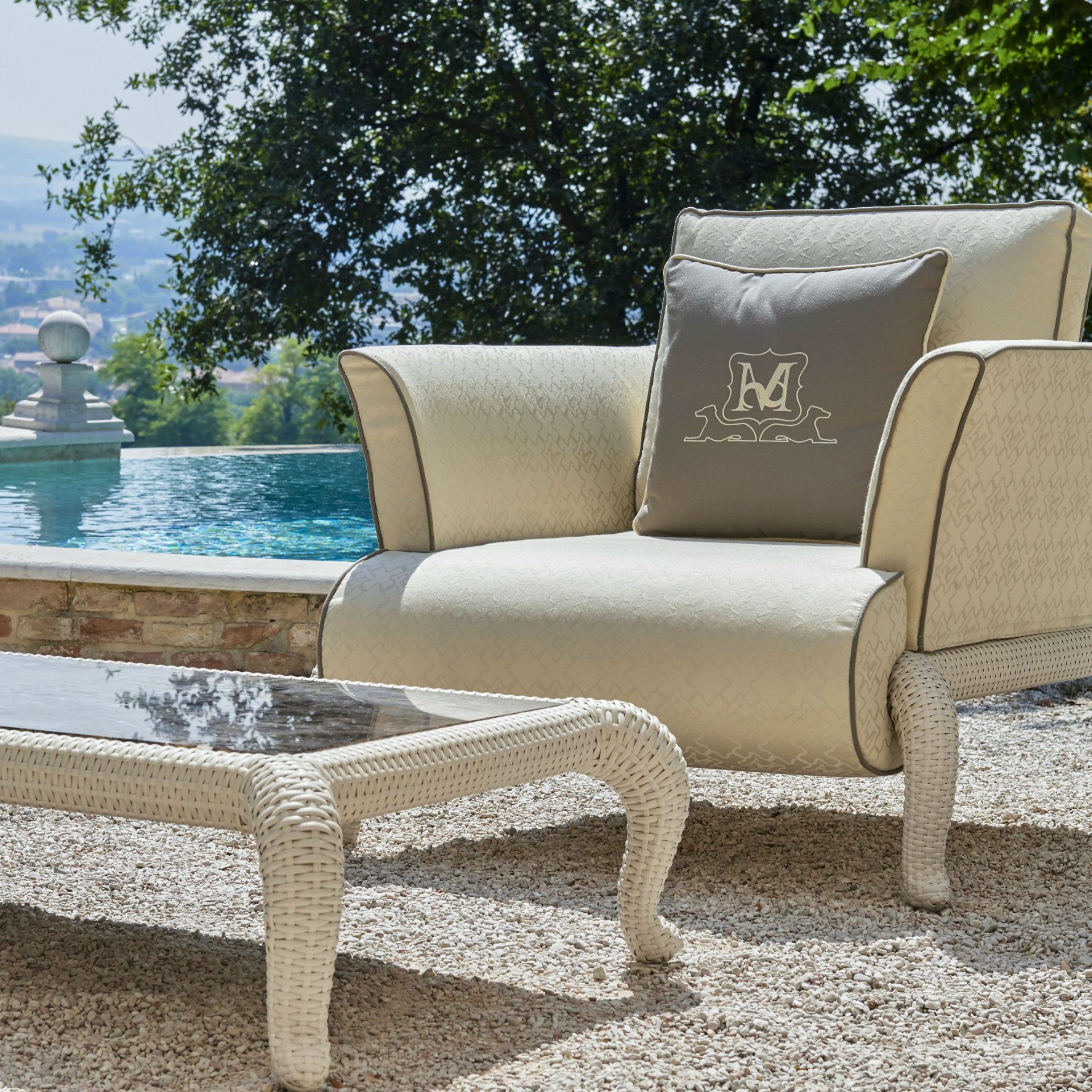 Outdoor Armchairs Throughout Latest Canopo Garden Armchairsamuele Mazza Outdoor Collectiondfn (View 6 of 15)