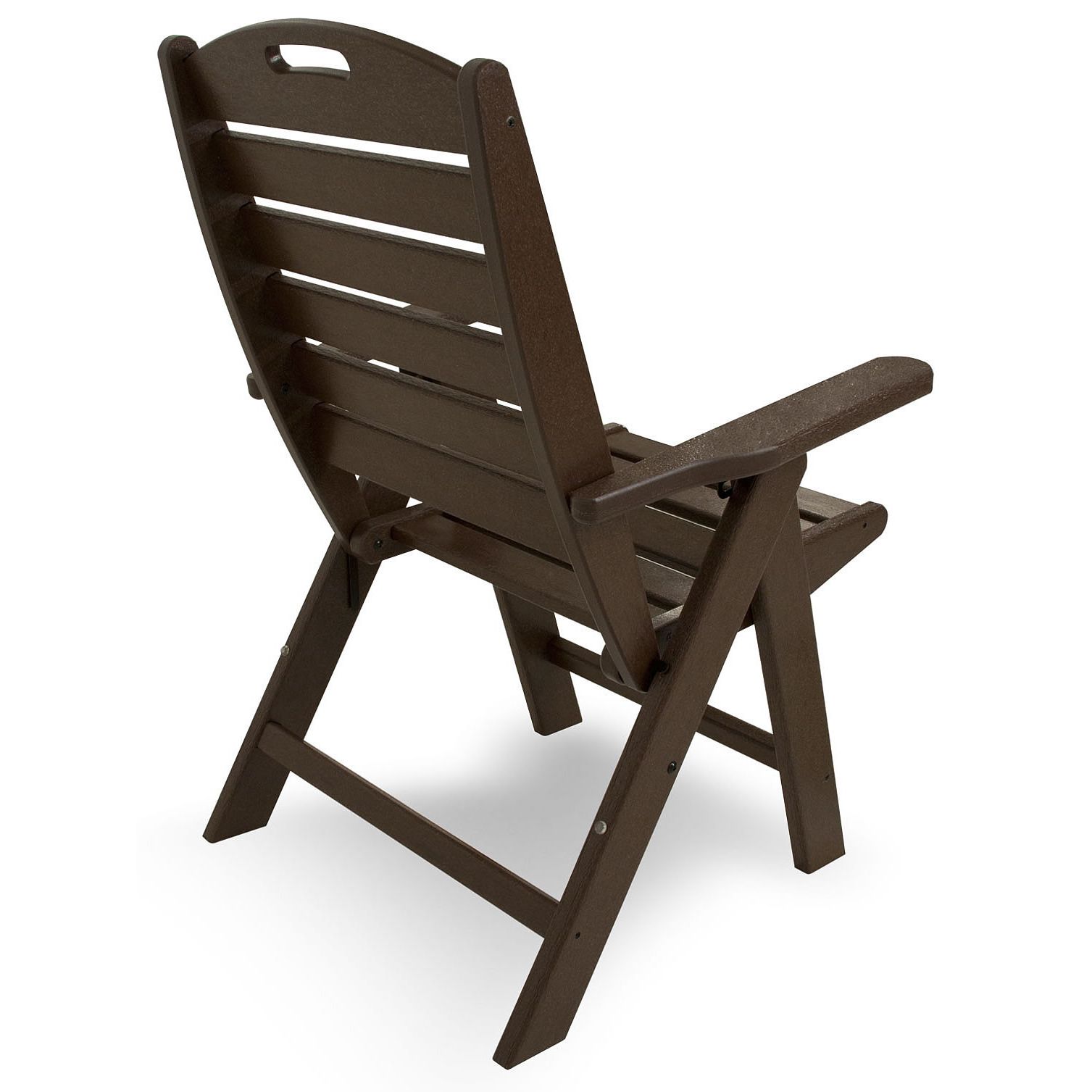 Polywood Nautical Highback Chair – Nautical Collection – Polywood Throughout Most Popular Charcoal Black Outdoor Highback Armchairs (View 10 of 15)
