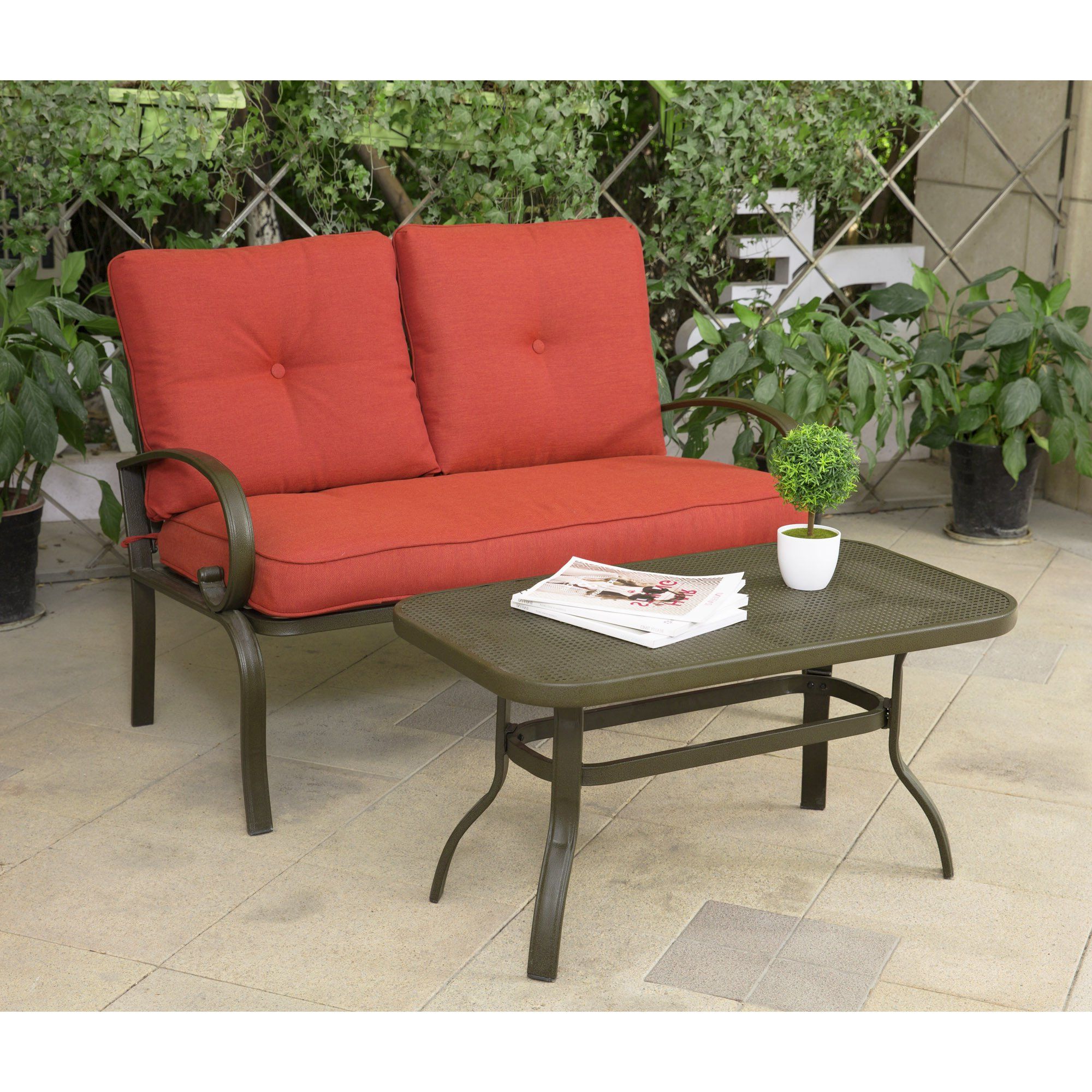 Red Loveseat Outdoor Conversation Sets In Popular Cheap Patio Loveseat Set, Find Patio Loveseat Set Deals On Line At (View 14 of 15)