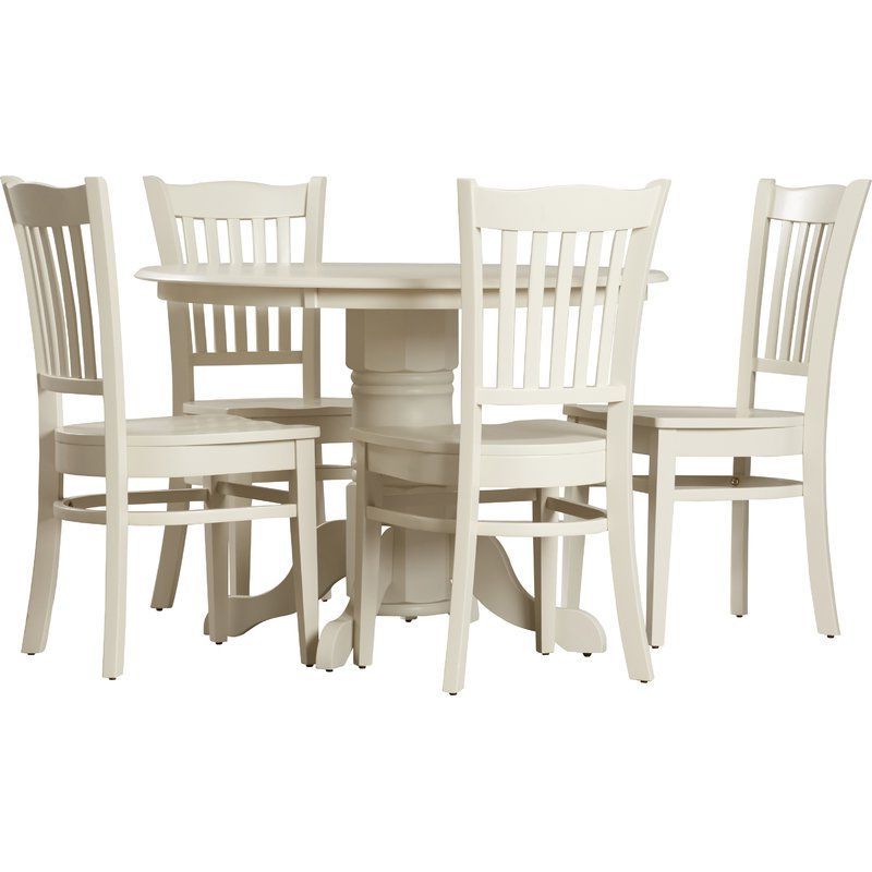 Solid Wood Dining Set, Traditional (View 2 of 15)