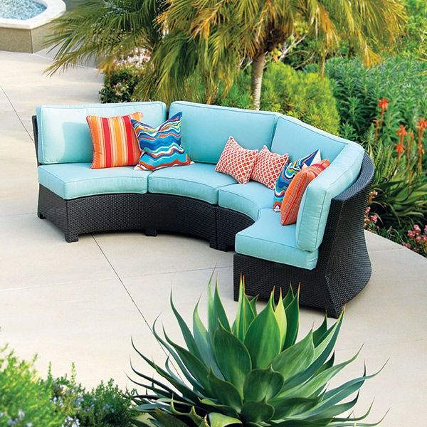 Well Known 2 Piece Outdoor Wicker Sectional Sofa Sets In Valencia 2 Piece Curve Sofa Sets (View 12 of 15)