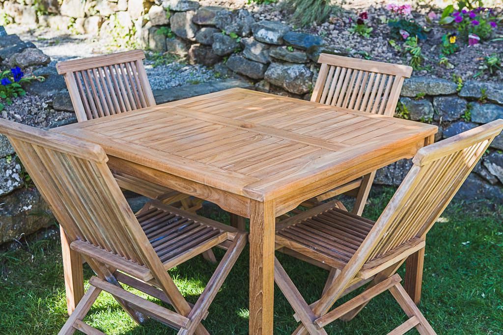 Well Known Teak Wood Outdoor Table And Chairs Sets With Garden Table Set – Teak Garden Table Set – Ottena Garden Furniture (View 10 of 15)
