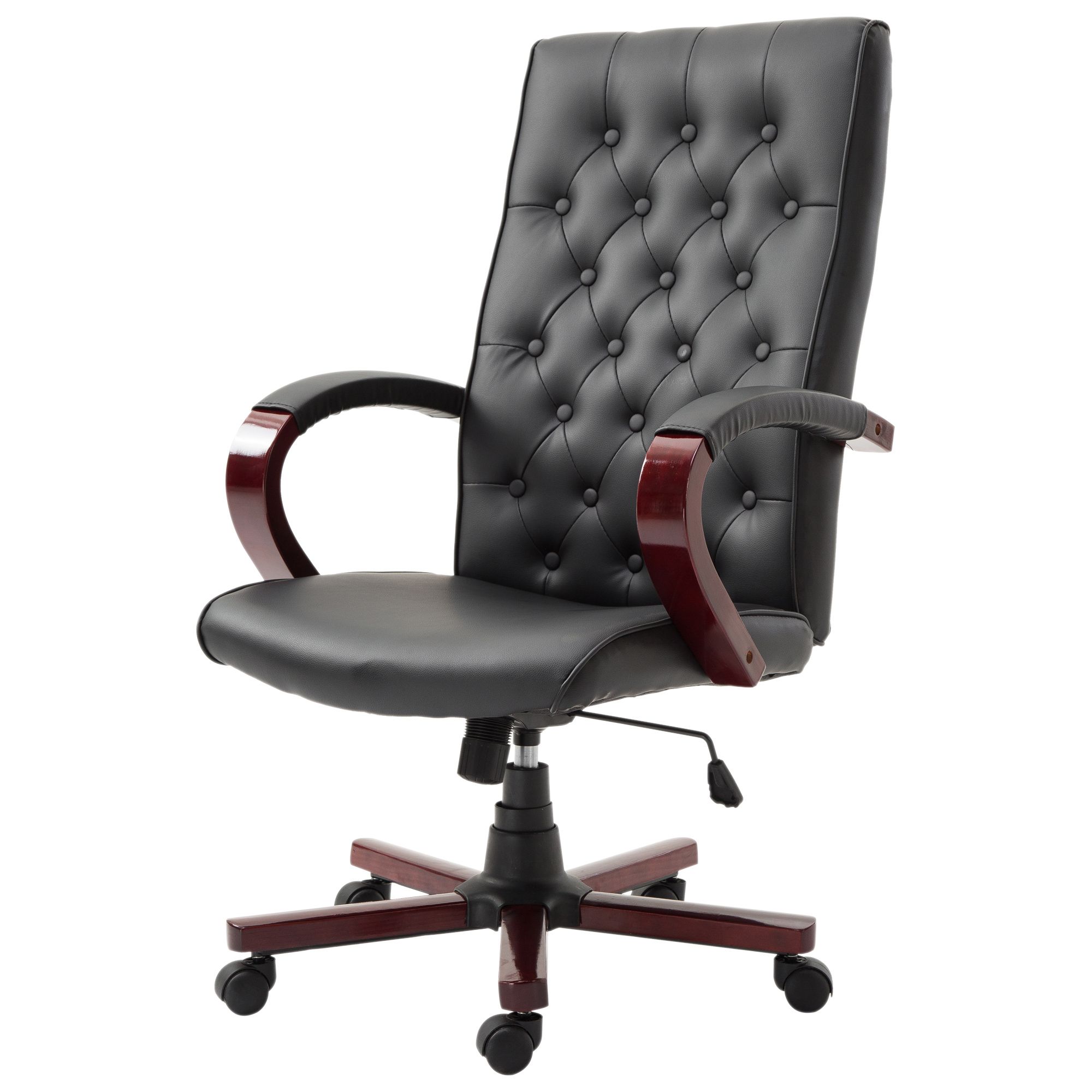 Well Known Vinsetto Office Chair High Back Executive Computer Seat Ergonomic Throughout Charcoal Black Outdoor Highback Armchairs (View 1 of 15)