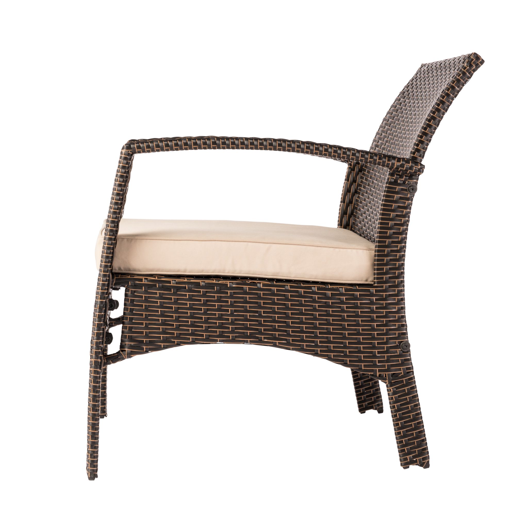 Well Liked Outdoor Armchairs Intended For Bondi Wicker Outdoor Armchair (View 7 of 15)
