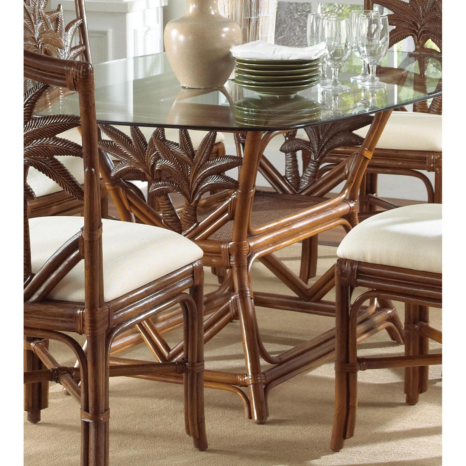 Widely Used Distressed Wicker Patio Dining Set Intended For Rattan Dining Room Chairs – Californian Bungalow Interior Design (View 12 of 15)