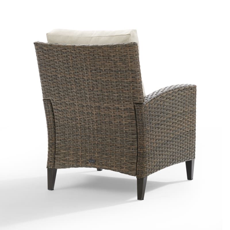 Widely Used Fabric Outdoor Wicker Armchairs Regarding Crosley Furniture – Rockport Outdoor Wicker High Back Armchair (View 11 of 15)