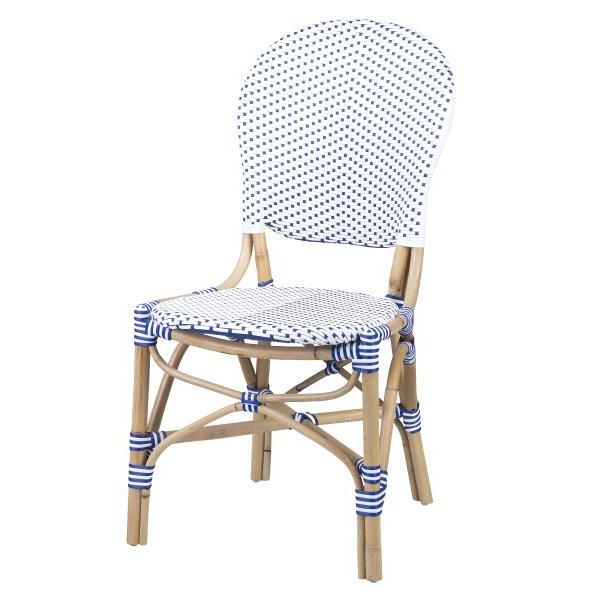 Widely Used Natural Woven Coastal Modern Outdoor Chairs Sets With Regard To Jeffan // Isabel Outdoor Chair // Parisian Inspired Bistro Chair Made (View 8 of 15)