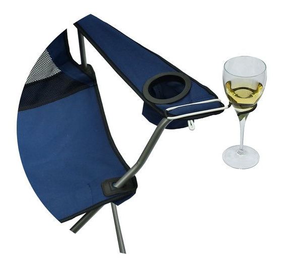 Wine Glass Cup Holder For An Outdoor Chair. Perfect Gift (View 10 of 15)