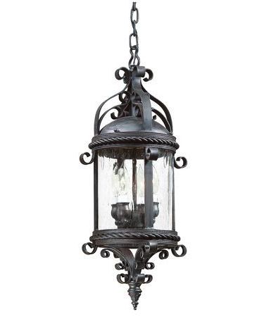 2019 Pamplona 25 Inch Tall 4 Light Outdoor Hanging Lantern (View 11 of 15)