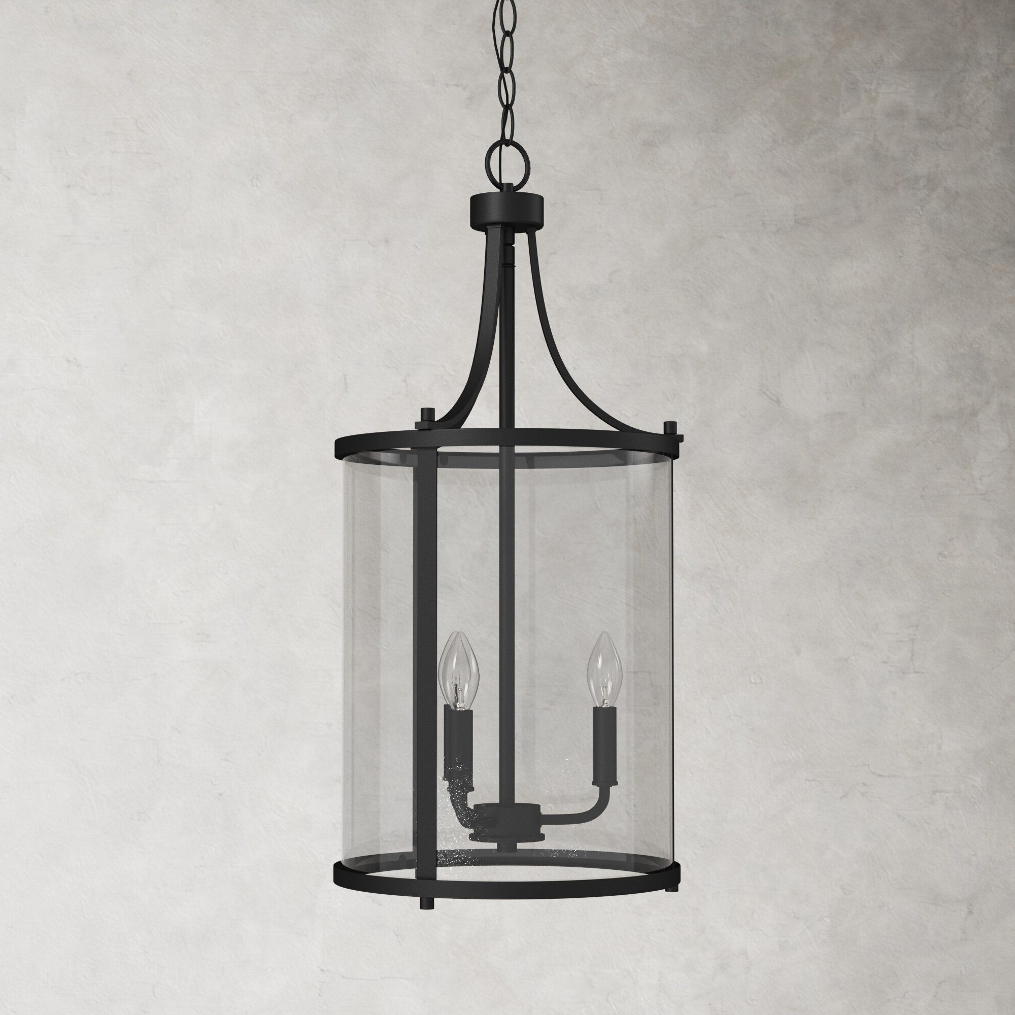 Black Finish Lantern Chandeliers You'll Love In  (View 6 of 15)
