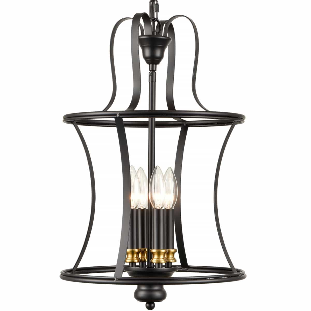 Claxy With Well Known Black Iron Lantern Chandeliers (View 5 of 15)