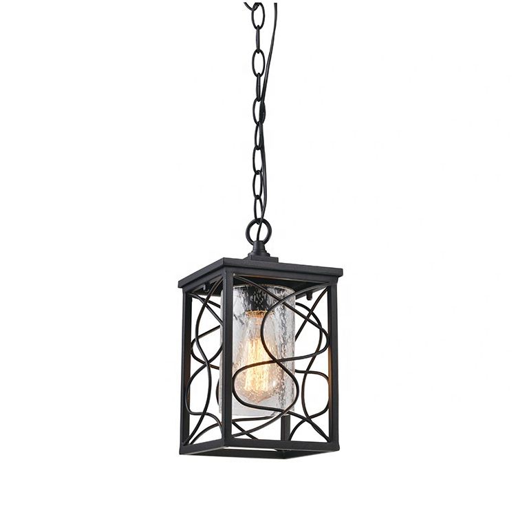 Dh 002 2021 New Arrive Black Powder Coating Glass Shade Metal Outdoor  Hanging Lantern Pendant Light Lamp Ceiling Lamp – Buy 2021 New Arrive Black Powder  Coating Glass Shade Metal Outdoor Hanging Lantern With Regard To Well Known White Powder Coat Lantern Chandeliers (View 11 of 15)