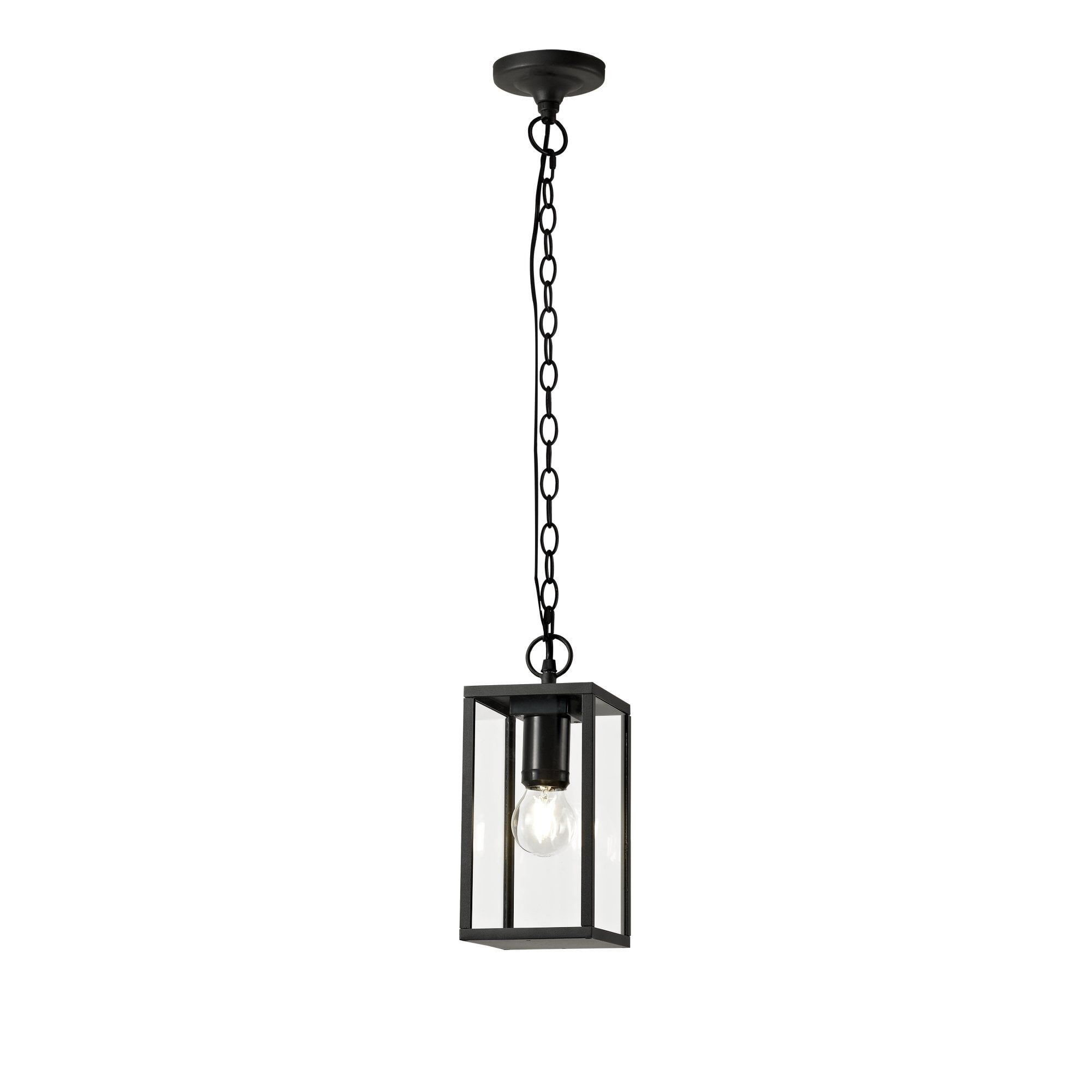 Famous Graphite Lantern Chandeliers Inside Graphite Black Modern Classic Outdoor Hanging Lantern (View 1 of 15)