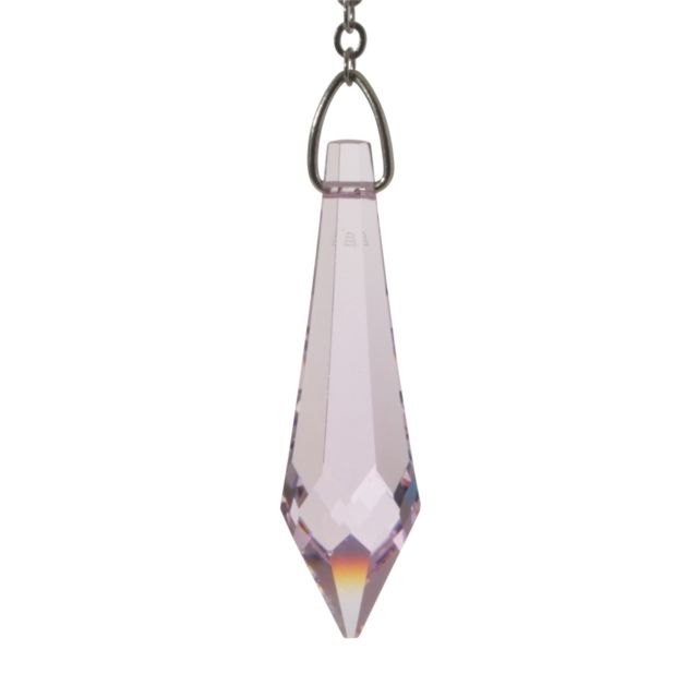 Famous Pure And Simple – Icicle Pink Rosaline Crystal Rainbow Maker Sun Catcher  Made Using Swarovski Crystal Elements – Fox And Lantern Intended For Rosaline Crystals Lantern Chandeliers (View 5 of 15)