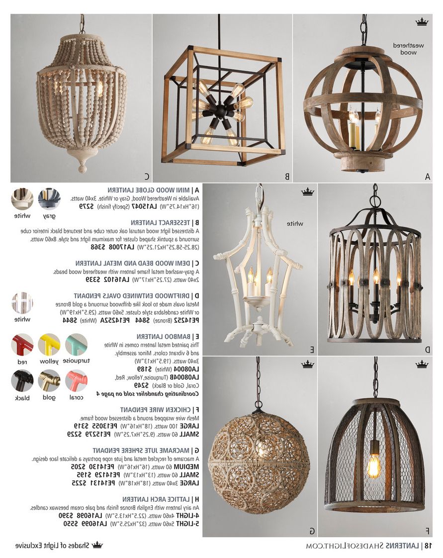 Famous Shades Of Light – Harbor Haven 2018 – Driftwood Entwined Ovals Pendant – 5  Light Intended For Weathered Driftwood And Gold Lantern Chandeliers (View 1 of 15)
