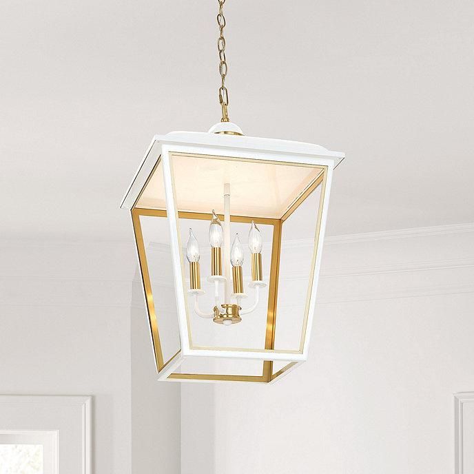 Fashionable Antique Gold Lantern Metal Led Pendant With Regard To White Gold Lantern Chandeliers (View 13 of 15)