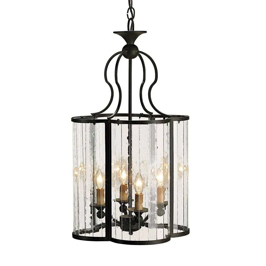 Forged Iron Lantern Chandeliers Pertaining To Popular Clover Chandelier – Luxe Home Company (View 13 of 15)