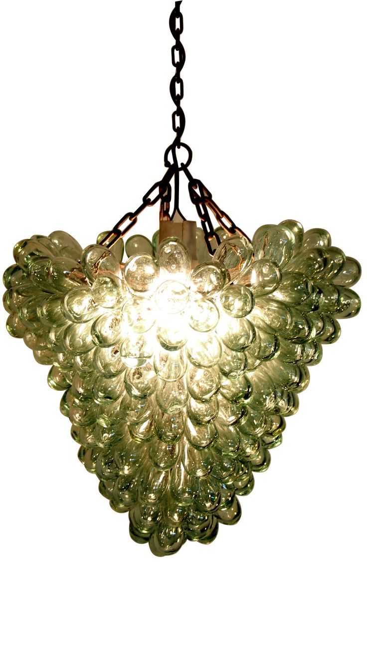 Italian Crystal Lantern Chandeliers Throughout Best And Newest Early 1940's Lantern Pendant Italian Murano Glass Grape Art Deco Cluster  Chandelier For Sale On My Websi… (View 9 of 15)