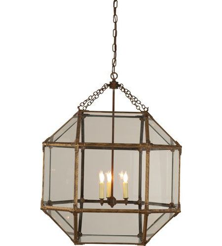 Large Lanterns, Visual Comfort Lighting, Ceiling Pendant  Lights Intended For 23 Inch Lantern Chandeliers (View 9 of 15)