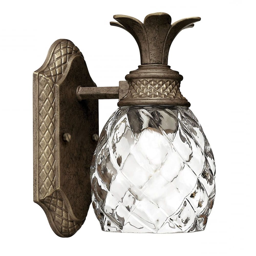 Latest Pearl Bronze Lantern Chandeliers In Decorative Pearl Bronze Bathroom Wall Light With Glass Shade (View 11 of 15)