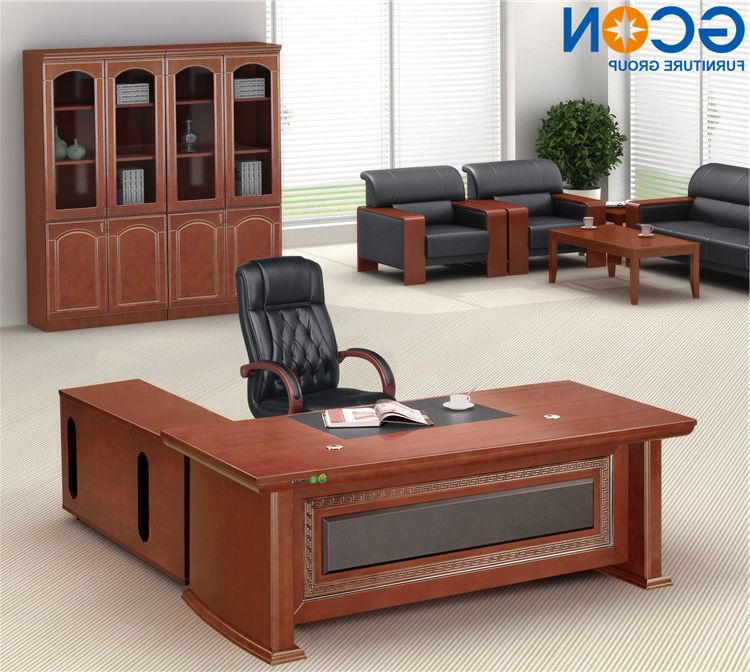 Luxury Boss Ceo Chairman Office Furniture Solid Wood Executive Office In Well Known Contemporary Wood Executive Office Chairs (View 2 of 15)