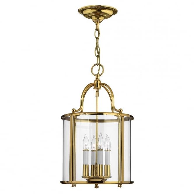 Medium Traditional Lantern Ceiling Pendant In A Polished Brass Finish Regarding Latest Burnished Brass Lantern Chandeliers (View 2 of 15)