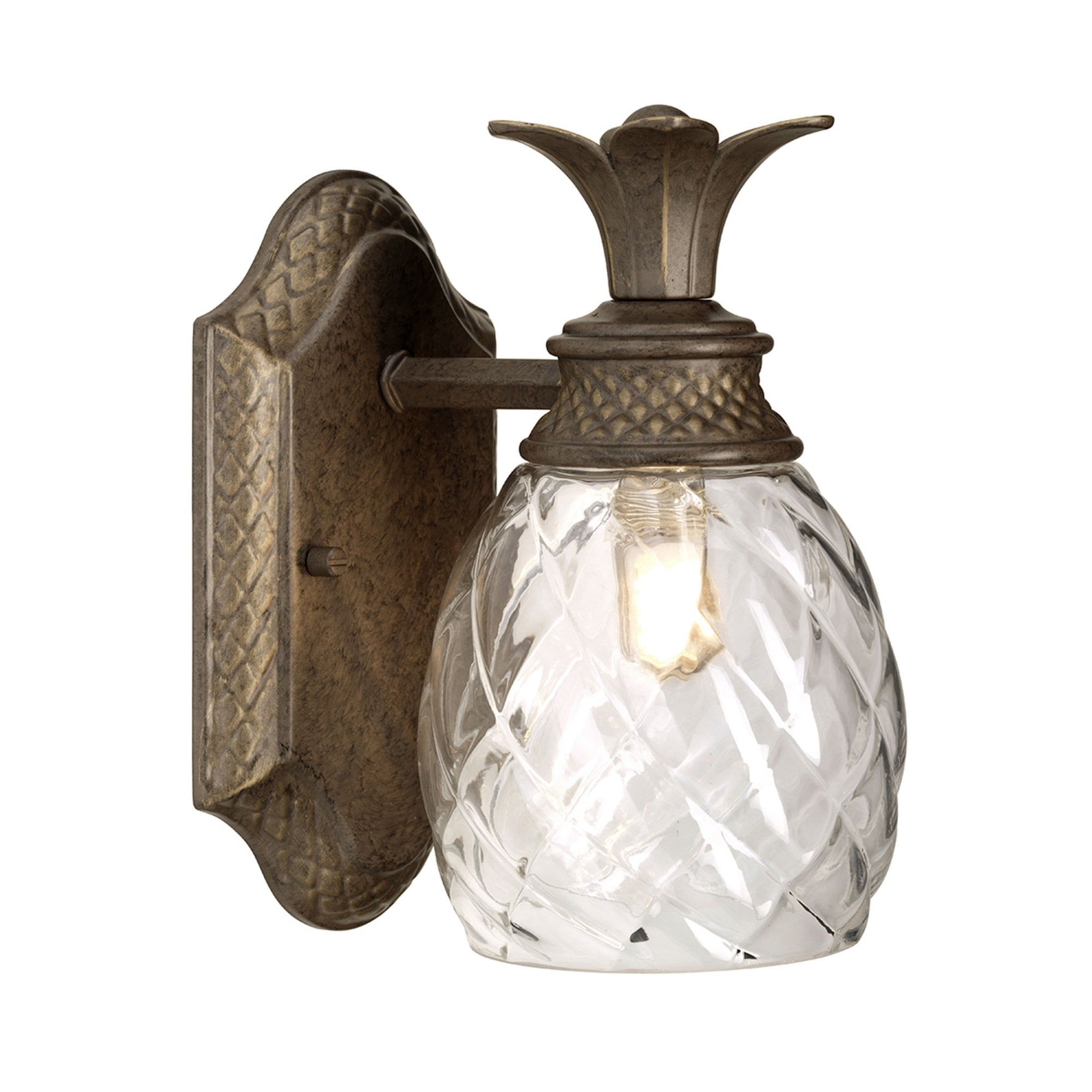 Most Current Pearl Bronze Lantern Chandeliers Intended For Hinkley Lighting Plantation Bathroom Wall Light In Pearl Bronze – Fitting &  Style From Dusk Lighting Uk (View 8 of 15)