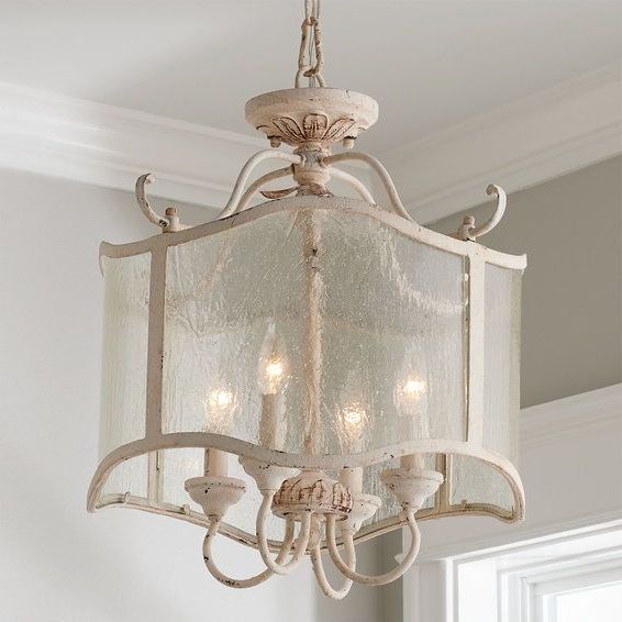 Most Recently Released Gloss Cream Lantern Chandeliers Throughout French Cream Iron Dual Mount Lantern (View 9 of 15)