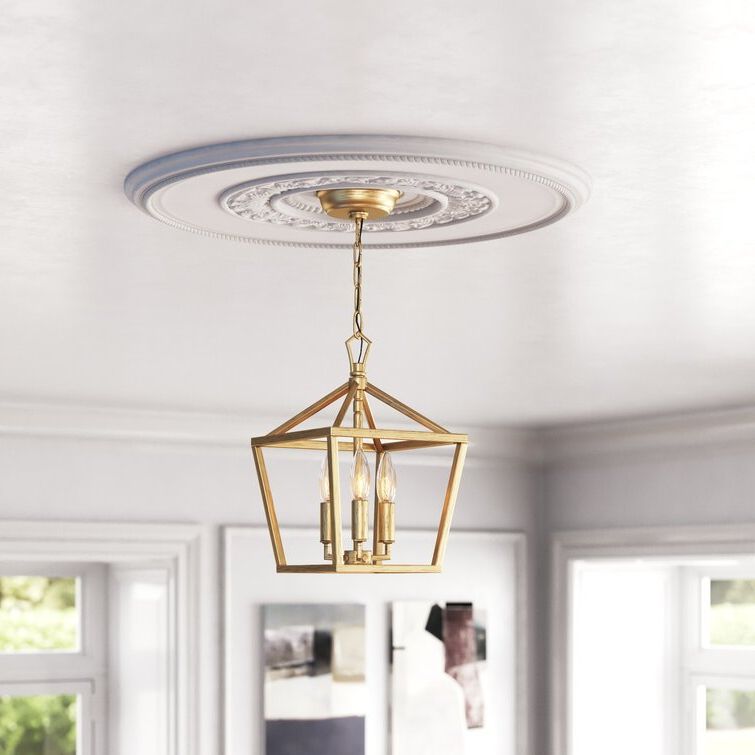 Most Up To Date Kelly Clarkson Home Kay 3 – Light Lantern Chandelier & Reviews (View 15 of 15)