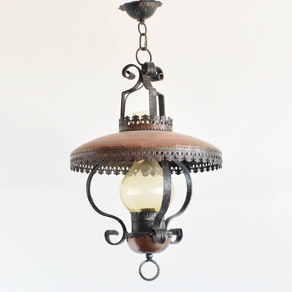 Popular Copper Farm Style Lantern – The Big Chandelier With Regard To Vintage Copper Lantern Chandeliers (View 1 of 15)