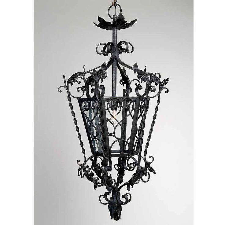 Preferred Forged Iron Lantern Chandeliers For Wrought Iron Chandeliers And Other Lighting Options And Inspirations (View 12 of 15)