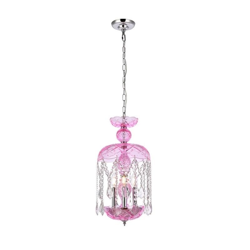 Preferred Rosaline Crystals Lantern Chandeliers Throughout Rococo 3 Light 11 In (View 10 of 15)