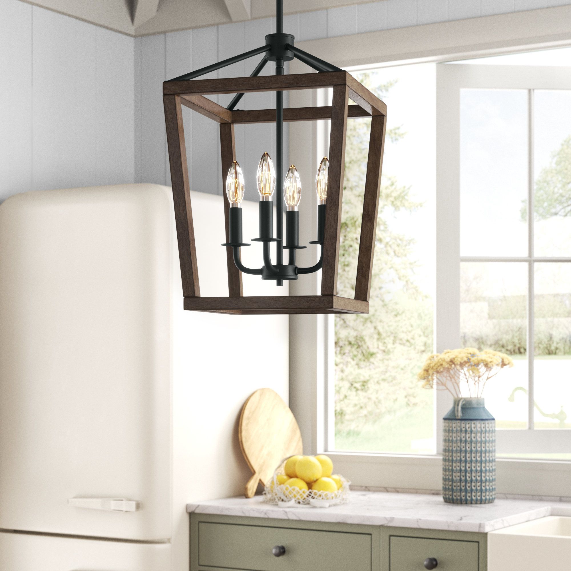 Sand & Stable Whitney 4 – Light Lantern Geometric Chandelier & Reviews (View 7 of 15)