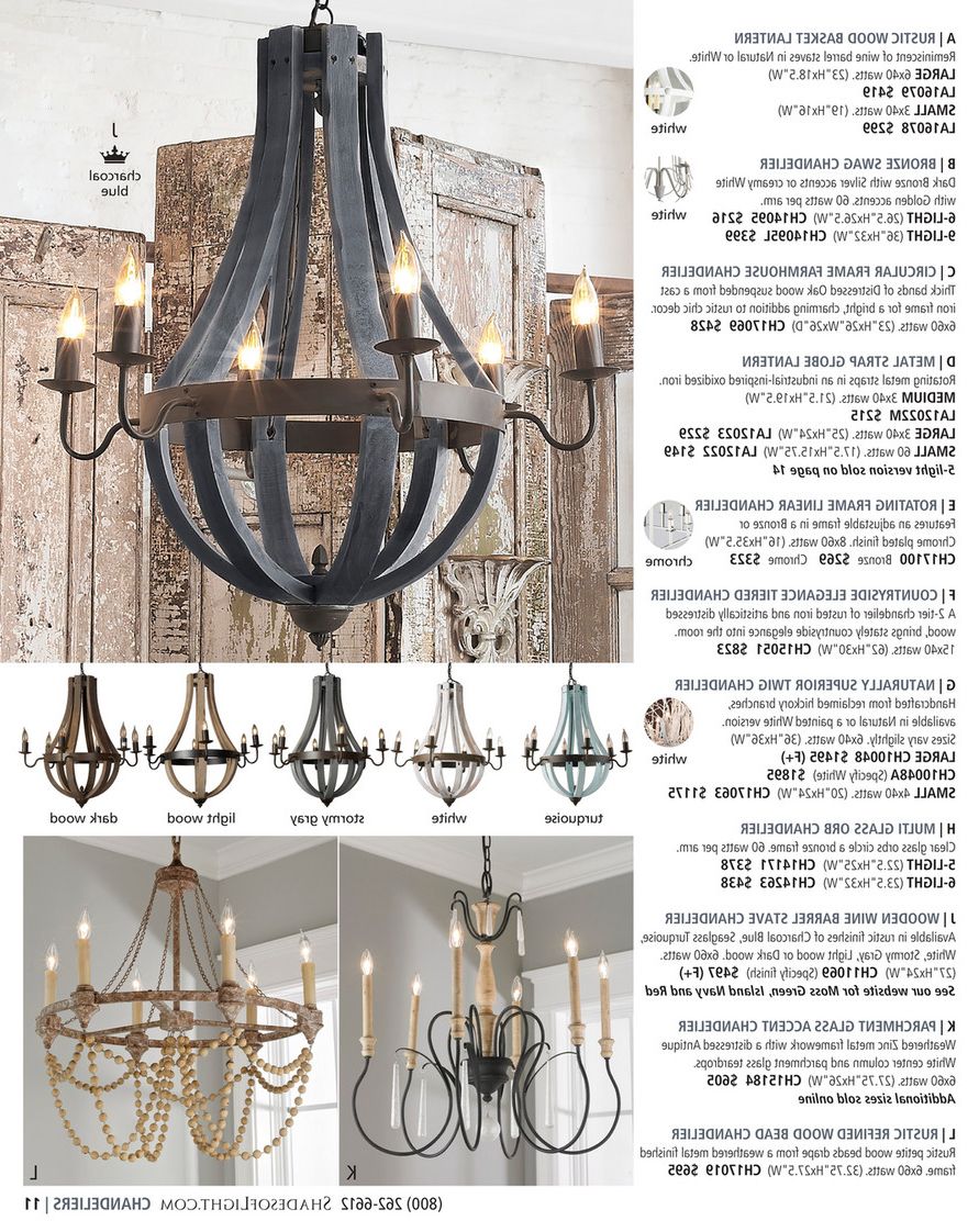 Shades Of Light – Young Hollywood Haute 2017 – Rustic Refined Wood Bead  Chandelier Intended For Recent Creme Parchment Glass Lantern Chandeliers (View 7 of 15)
